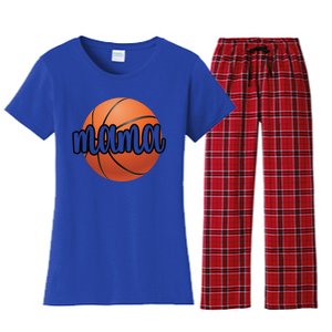 Basketball Mama Basketball Mom Of A Basketball Player Cool Gift Women's Flannel Pajama Set