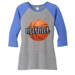 Basketball Mama Basketball Mom Of A Basketball Player Cool Gift Women's Tri-Blend 3/4-Sleeve Raglan Shirt