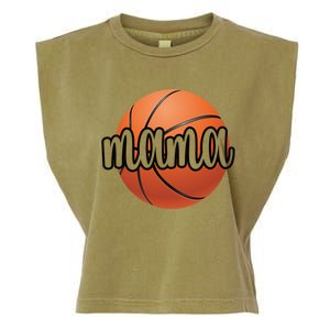 Basketball Mama Basketball Mom Of A Basketball Player Cool Gift Garment-Dyed Women's Muscle Tee