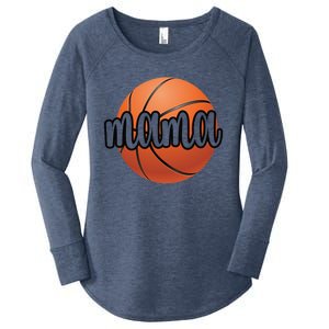 Basketball Mama Basketball Mom Of A Basketball Player Cool Gift Women's Perfect Tri Tunic Long Sleeve Shirt