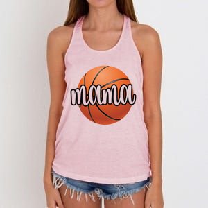 Basketball Mama Basketball Mom Of A Basketball Player Cool Gift Women's Knotted Racerback Tank