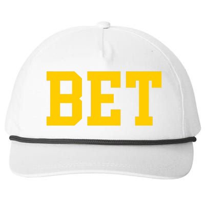 Bet Michigan Snapback Five-Panel Rope Hat