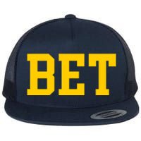 Bet Michigan Flat Bill Trucker Hat