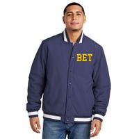 Bet Michigan Insulated Varsity Jacket