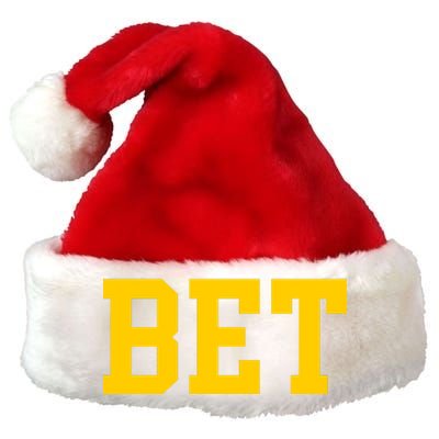 Bet Michigan Premium Christmas Santa Hat