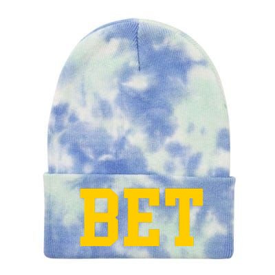 Bet Michigan Tie Dye 12in Knit Beanie