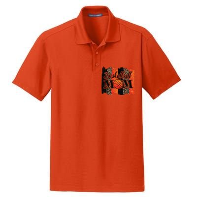 Basketball Mom Basketball Dry Zone Grid Polo