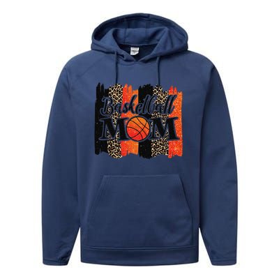 Basketball Mom Basketball Performance Fleece Hoodie