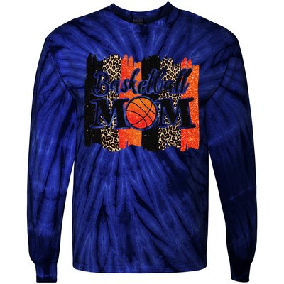 Basketball Mom Basketball Tie-Dye Long Sleeve Shirt