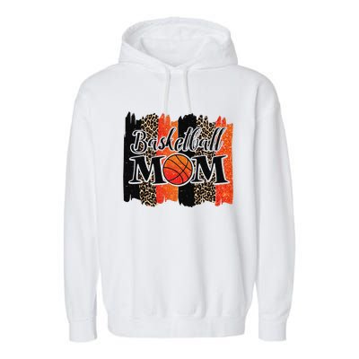 Basketball Mom Basketball Garment-Dyed Fleece Hoodie