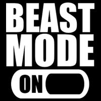 Beast Mode Drawstring Bag