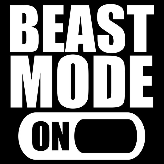 Beast Mode Drawstring Bag