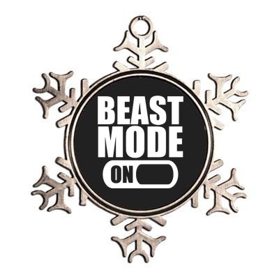 Beast Mode Metallic Star Ornament