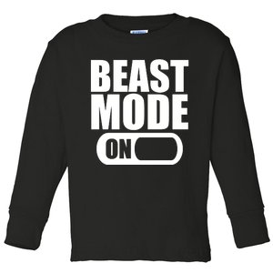 Beast Mode Toddler Long Sleeve Shirt