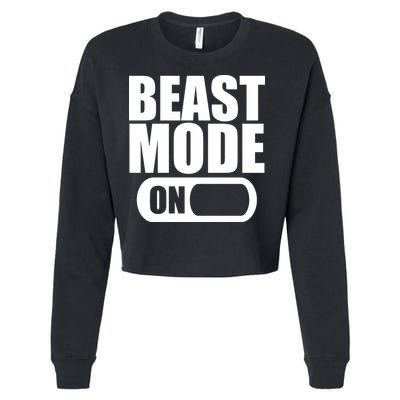Beast Mode Cropped Pullover Crew