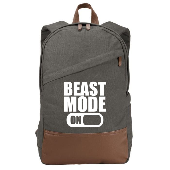 Beast Mode Cotton Canvas Backpack
