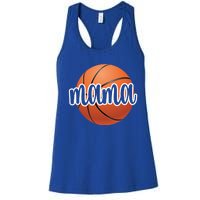 Basketball Mama Basketball Mom Of A Basketball Player Gift Women's Racerback Tank