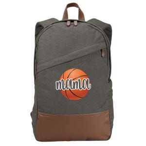 Basketball Mama Basketball Mom Of A Basketball Player Gift Cotton Canvas Backpack