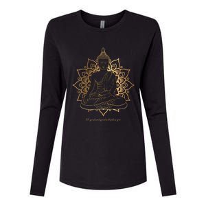 Buddha Mandala Buddhist Mindfulness Buddhism Spiritual Womens Cotton Relaxed Long Sleeve T-Shirt