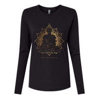 Buddha Mandala Buddhist Mindfulness Buddhism Spiritual Womens Cotton Relaxed Long Sleeve T-Shirt