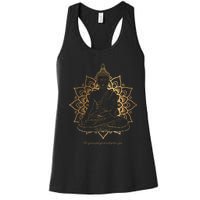 Buddha Mandala Buddhist Mindfulness Buddhism Spiritual Women's Racerback Tank