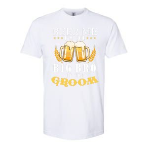 Beer Me Big Brother Of The Groom Drinking Team Wedding Party Premium Softstyle CVC T-Shirt