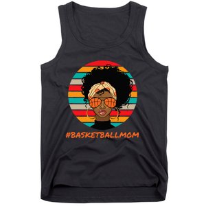 Basketball Mom Black  African American Afro Tank Top