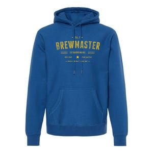 Brew Master Beer Brewing Homebrew Gift For Brewer Brewmaster Cool Gift Premium Hoodie