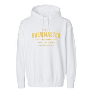 Brew Master Beer Brewing Homebrew Gift For Brewer Brewmaster Cool Gift Garment-Dyed Fleece Hoodie