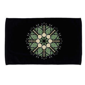 Banjo Mandala Bluegrass Mindfulness & Nature Graphic Microfiber Hand Towel