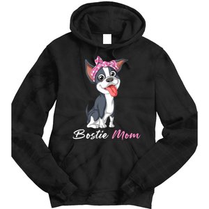 Bostie Mom Tie Dye Hoodie