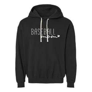 Baseball Mom Garment-Dyed Fleece Hoodie