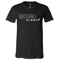 Baseball Mom V-Neck T-Shirt