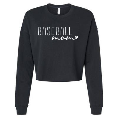 Baseball Mom Cropped Pullover Crew