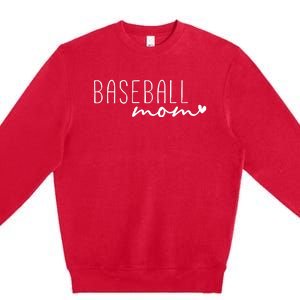 Baseball Mom Premium Crewneck Sweatshirt