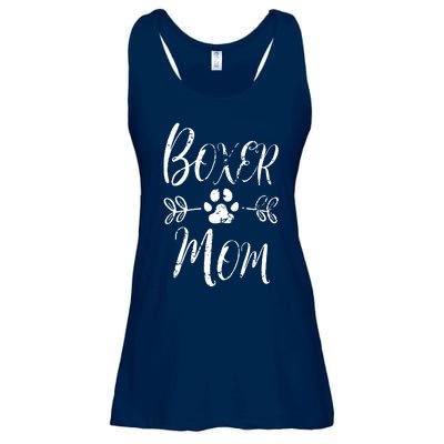 Boxer Mom Boxer Dog Lover Owner Funny Boxer Dog Mom Ladies Essential Flowy Tank