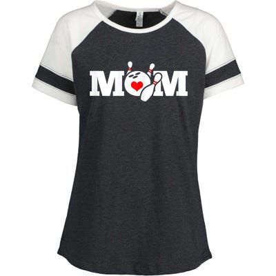 Bowling Mom Enza Ladies Jersey Colorblock Tee