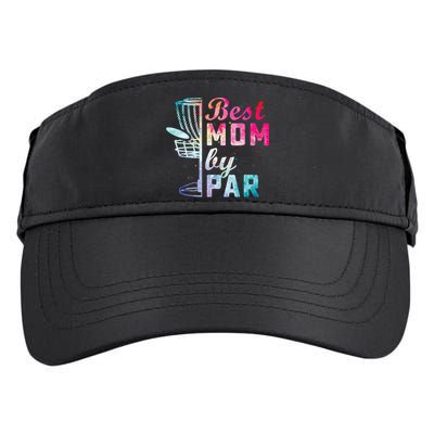 Best Mom By Par Disc Golf Frisbee Golfer Cool Adult Drive Performance Visor