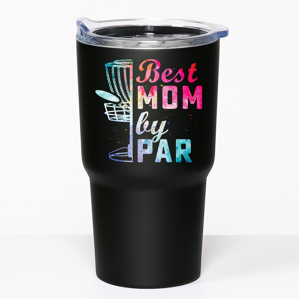 Best Mom By Par Disc Golf Frisbee Golfer Cool Tumbler
