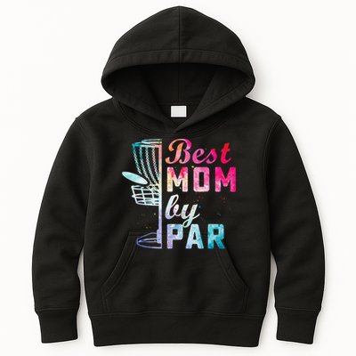Best Mom By Par Disc Golf Frisbee Golfer Cool Kids Hoodie