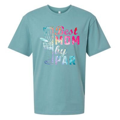 Best Mom By Par Disc Golf Frisbee Golfer Cool Sueded Cloud Jersey T-Shirt