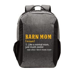 Barn Mom Barrel Racer Horse Mom Mother's Day Vector Backpack