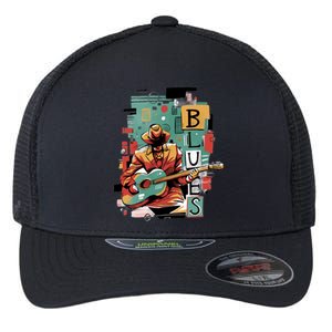 Blues Music Flexfit Unipanel Trucker Cap