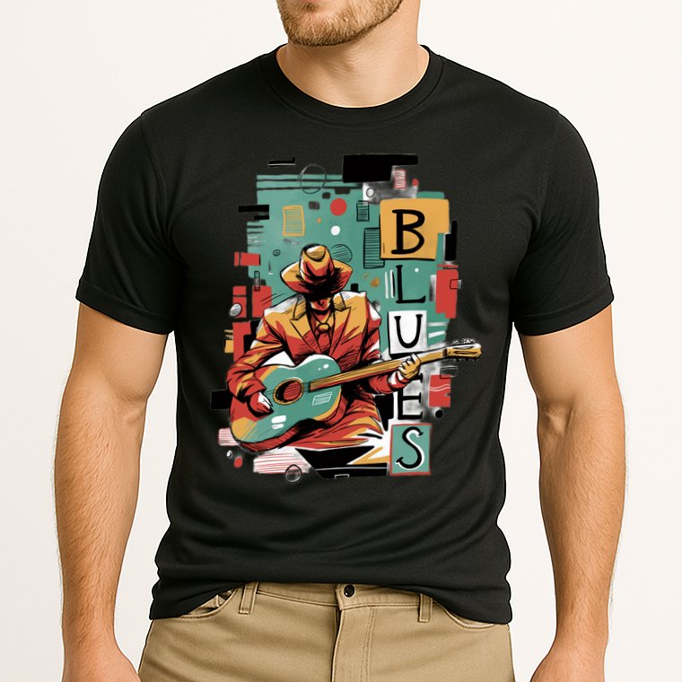 Blues Music Cooling Performance Crew T-Shirt