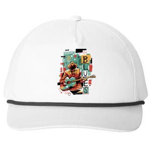 Blues Music Snapback Five-Panel Rope Hat