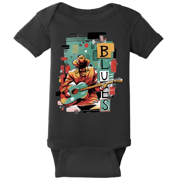 Blues Music Baby Bodysuit
