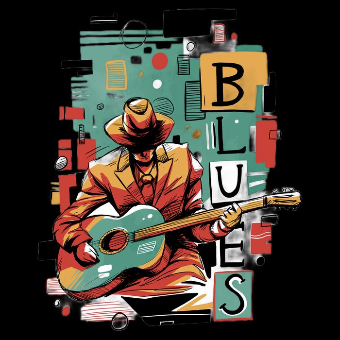 Blues Music Baby Bodysuit