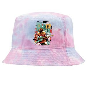 Blues Music Tie-Dyed Bucket Hat