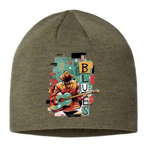 Blues Music Sustainable Beanie