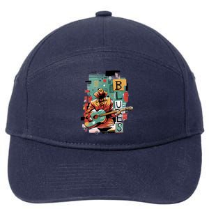 Blues Music 7-Panel Snapback Hat